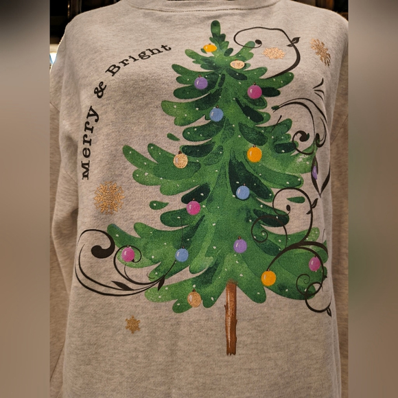 New Christmas Tree Sweatshirt - Picture 2 of 8